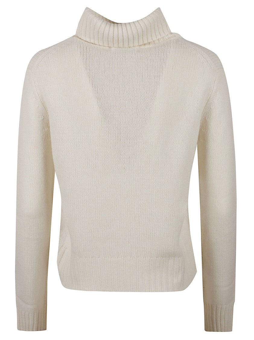 Be You Ribbed Cropped Turtleneck Sweater With Cozy Fit