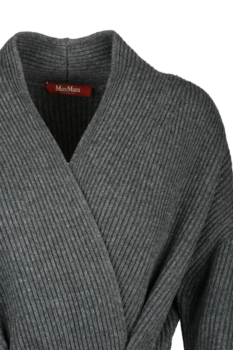 Max Mara Verna Maxi Cardigan - Grey