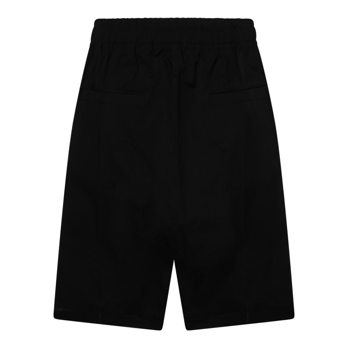 Rick Owens Cotton Shorts With Elasticated Waistband
