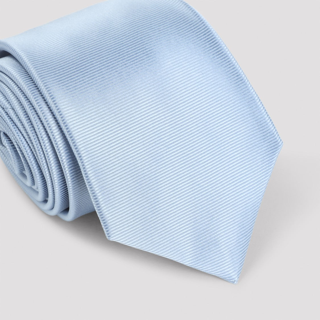 Kiton Light Blue Silk Tie