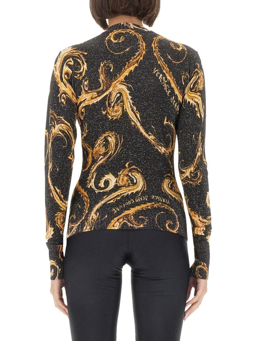 Versace Jeans Couture Lurex Knit T-Shirt