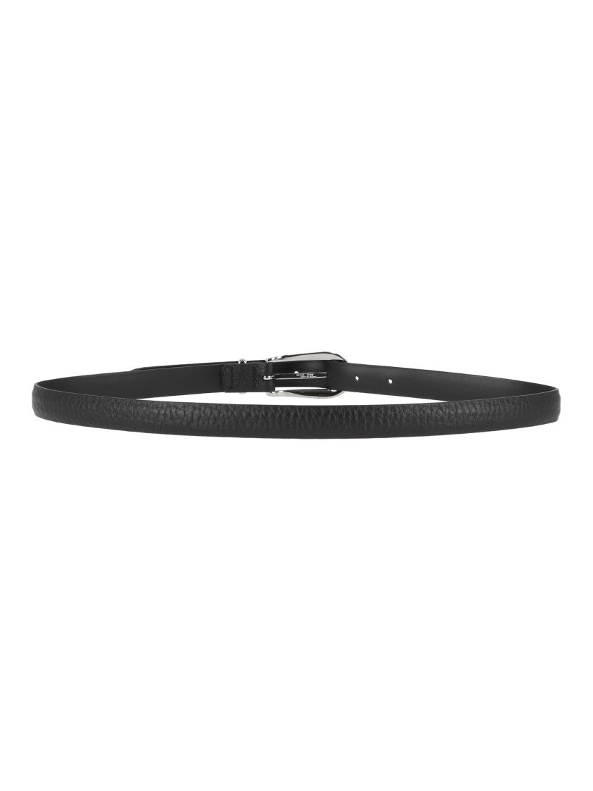 Claudio Orciani Sveva Soft Textured Calf Leather Belt
