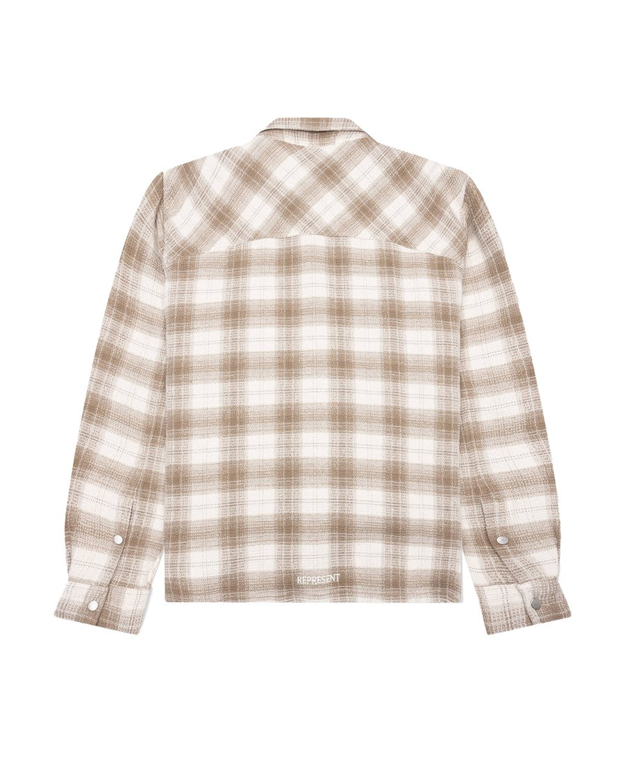 Represent Brown Waffle Shirt