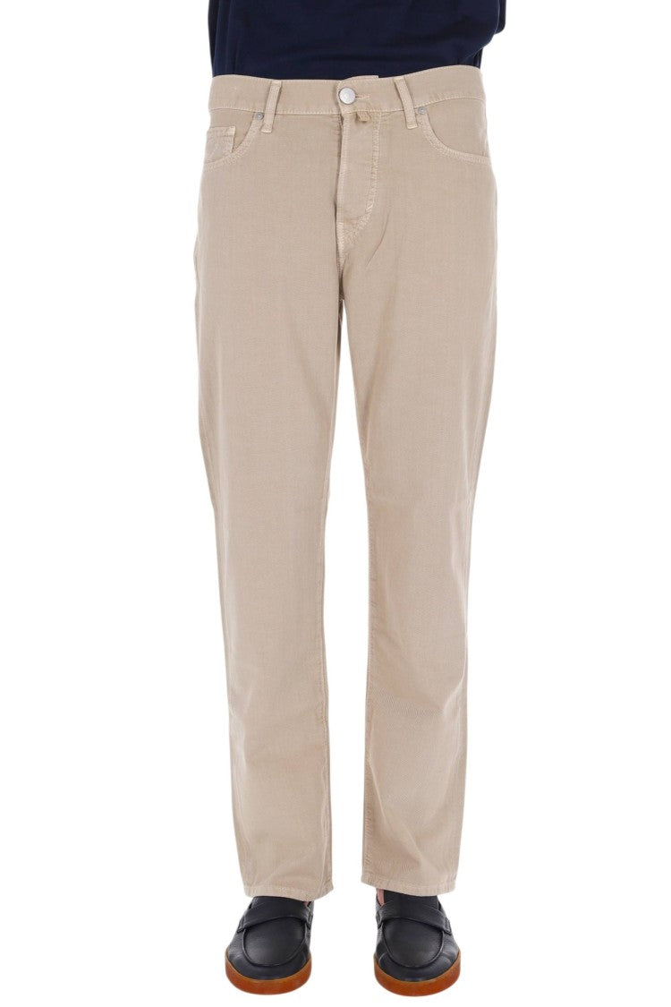Jacob Cohen Edo Fit Cotton Diagonal Pants