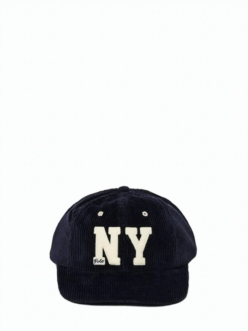 Polo Ralph Lauren Corduroy Baseball Cap With Structured Crown And Adjustable Strap