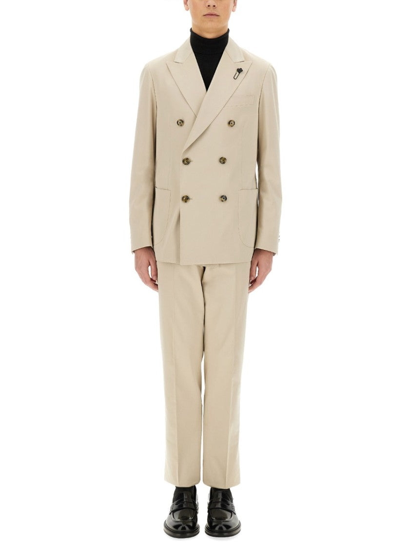 Lardini Double-Breasted Tailored Suit