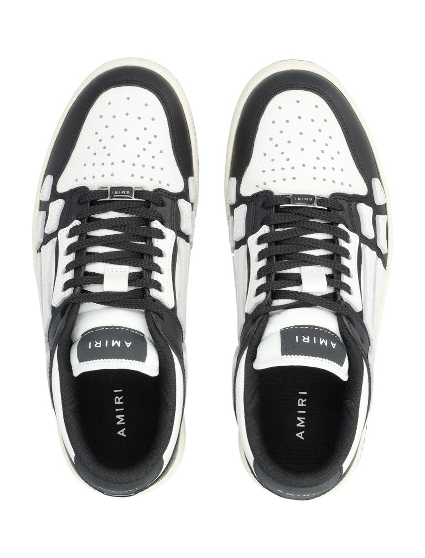 Amiri Skel Top Low Multilayer Leather Sneakers