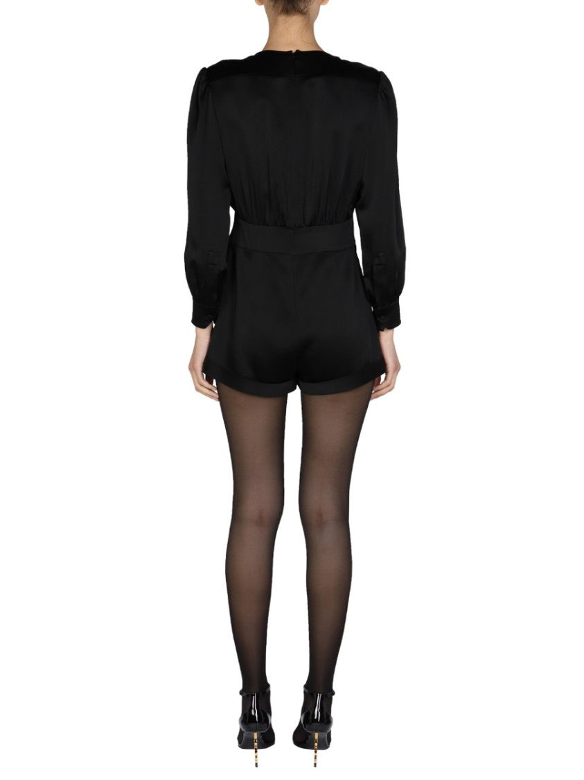 Saint Laurent V-Neck Jumpsuit