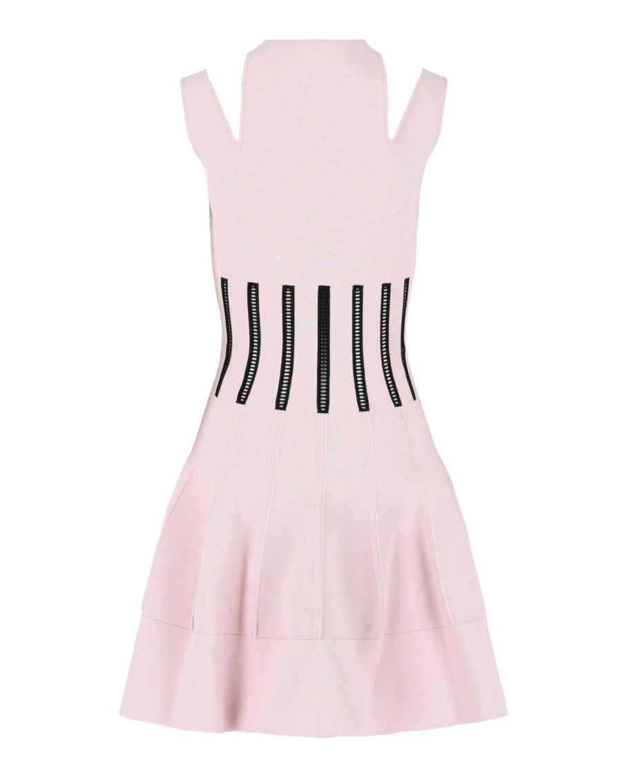 Alexander Mcqueen Coutout Shoulder Corset Mini Dress