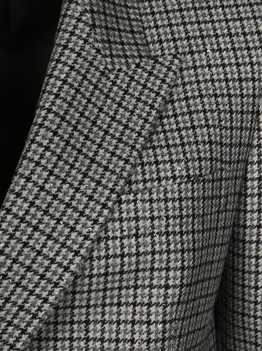 Tagliatore Double-Breasted Grey Blazer