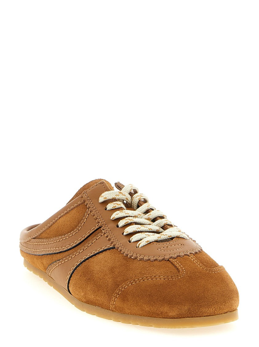 Dries Van Noten Suede Mules Sneakers