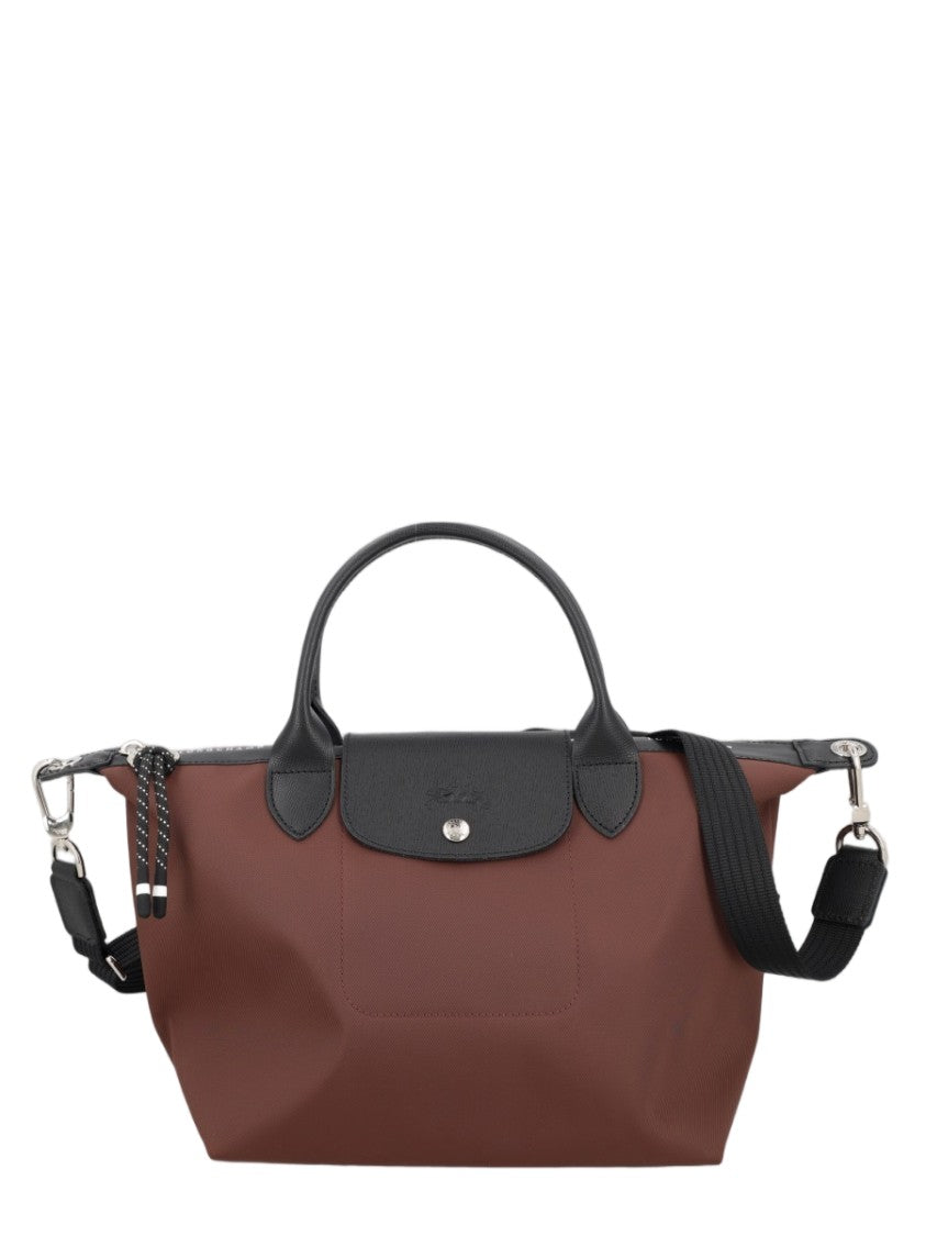 Longchamp Trapezoidal Small Tote Bag In Smooth Polyamide