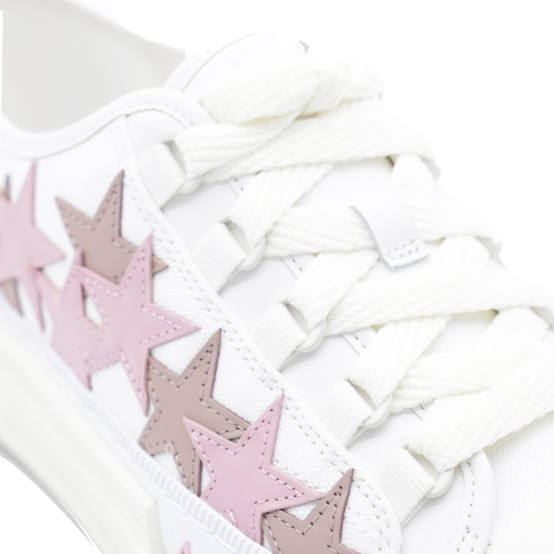 Amiri White Leather Stars Court Sneakers