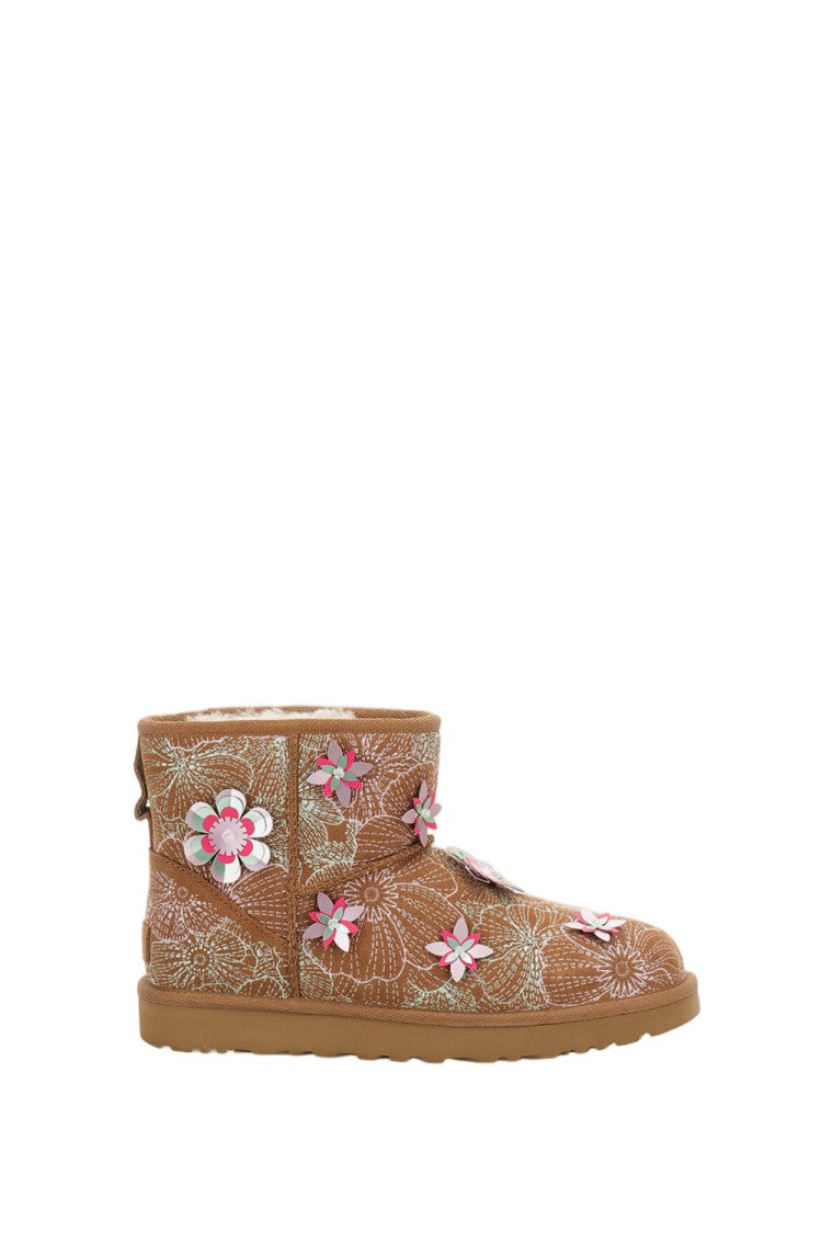 Ugg Mini Meadow Boots With All-Over Embroidery