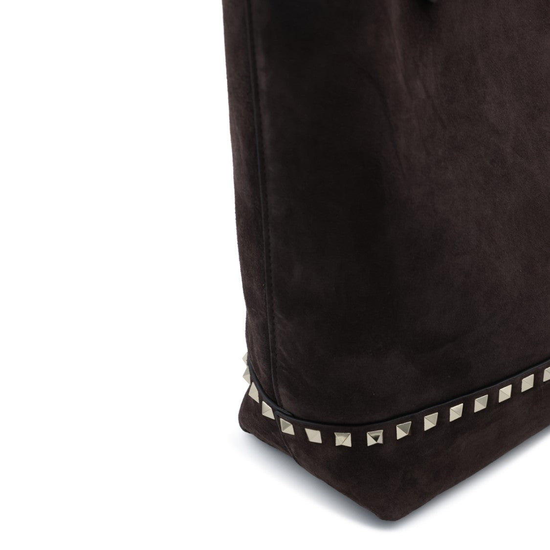 Valentino Garavani Suede Studded Tote Bag