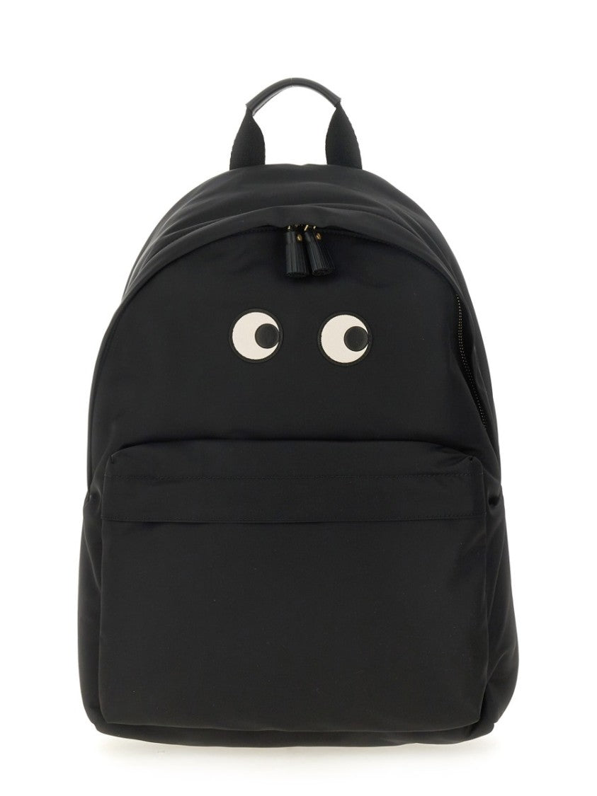 Anya Hindmarch Eyes Eye Motif Recycled Nylon Backpack