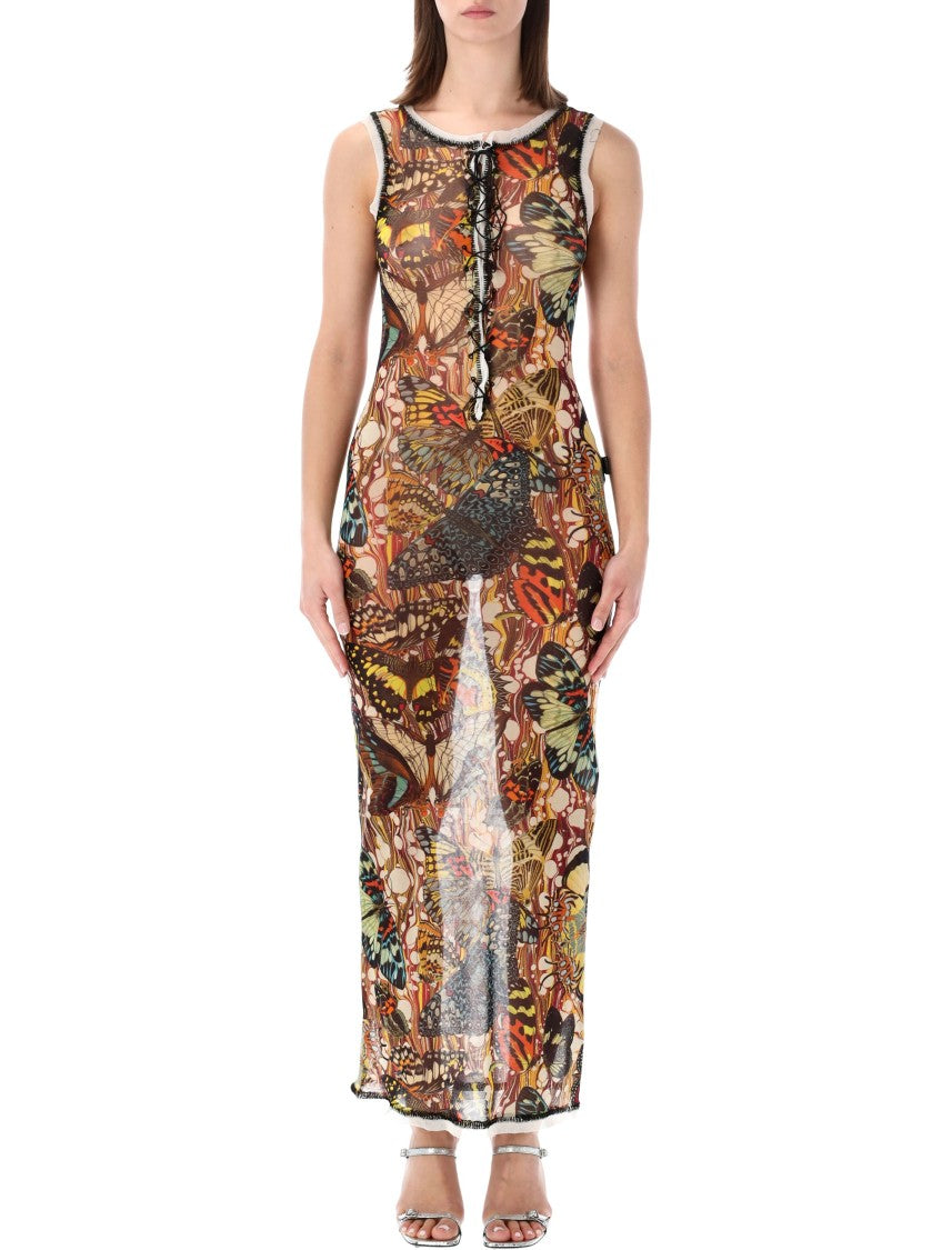Jean Paul Gaultier Butterfly Re-Edition Long Dress