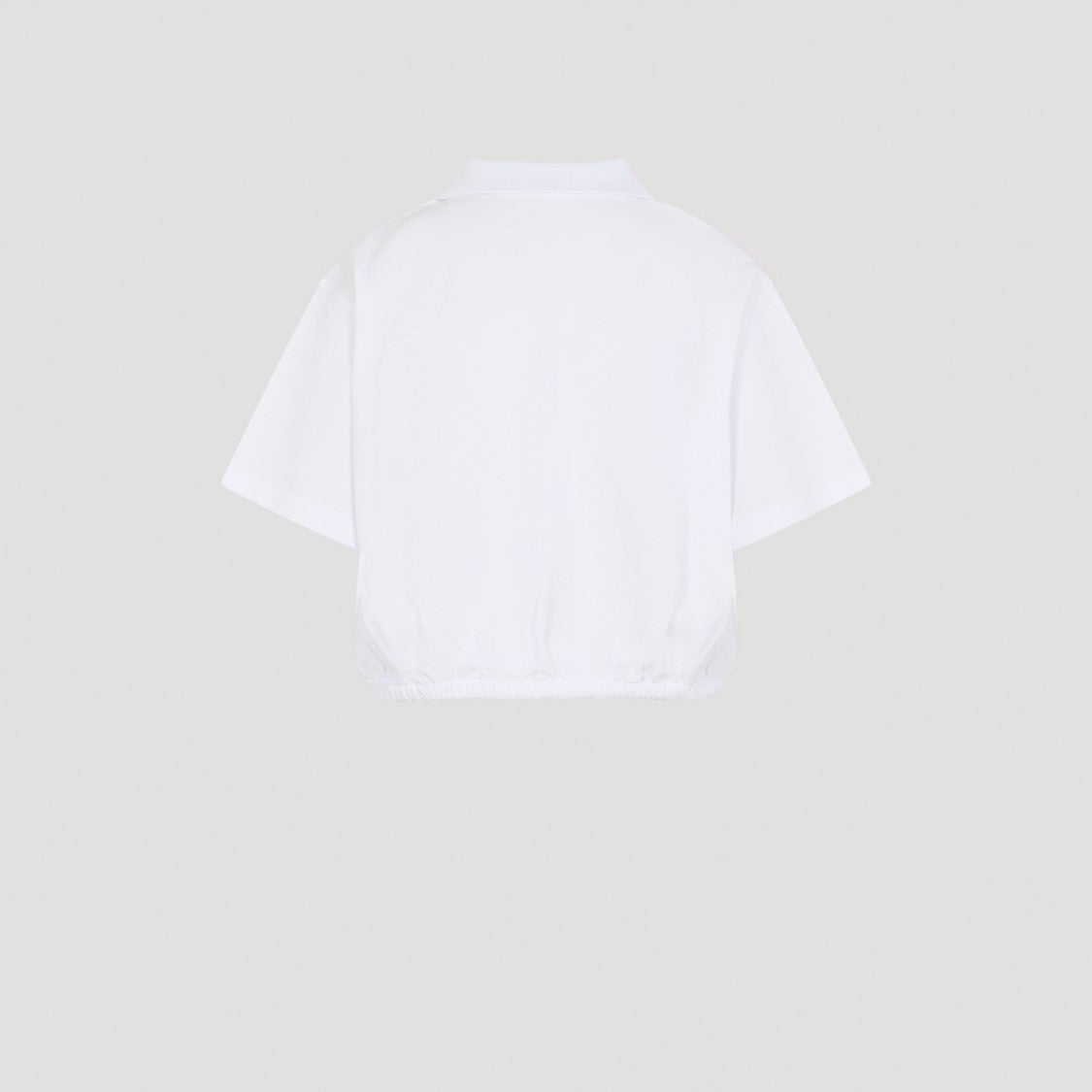 Moncler Short-Sleeved Cotton Polo With Adjustable Hem