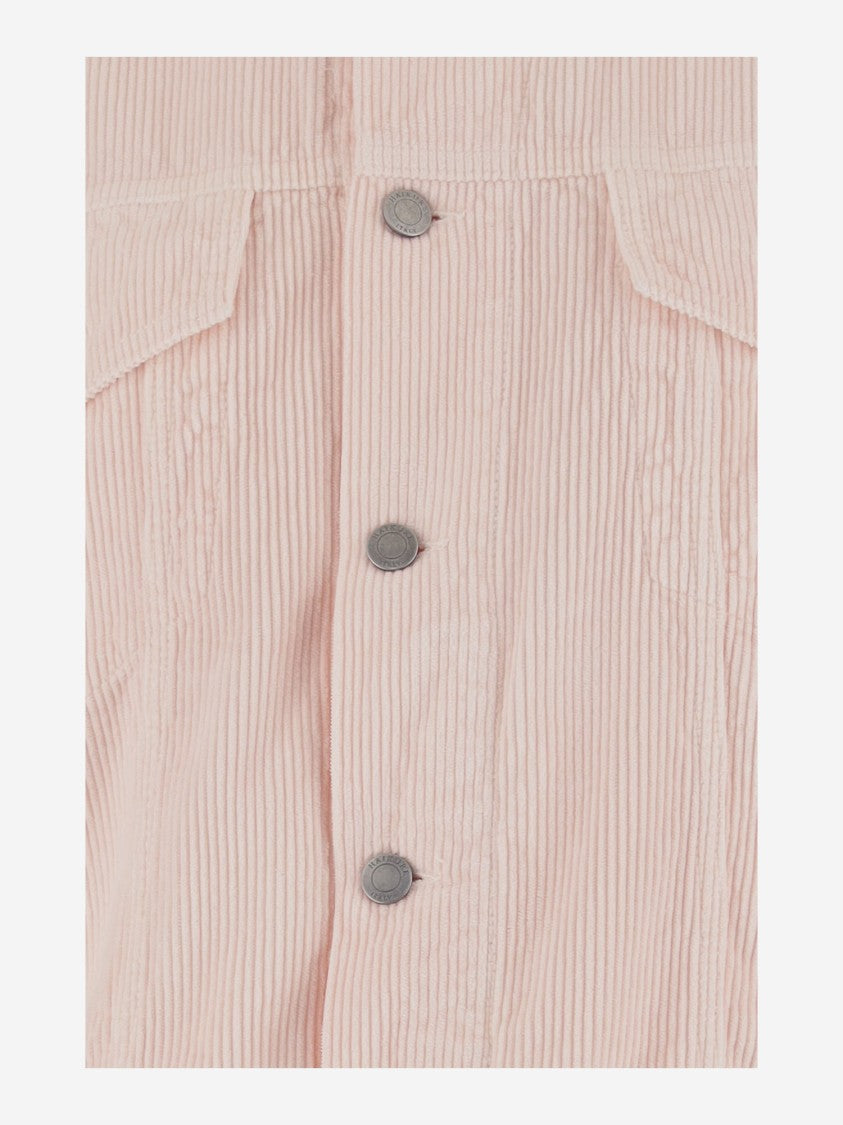 Haikure Loose-Fit Cotton Jacket With Classic Collar