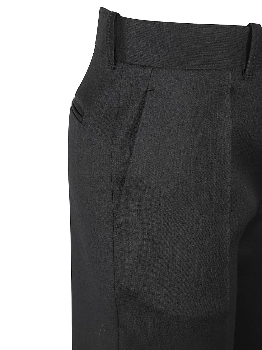 Chloé Wide-Leg Tailored Trousers With Structured Waistband