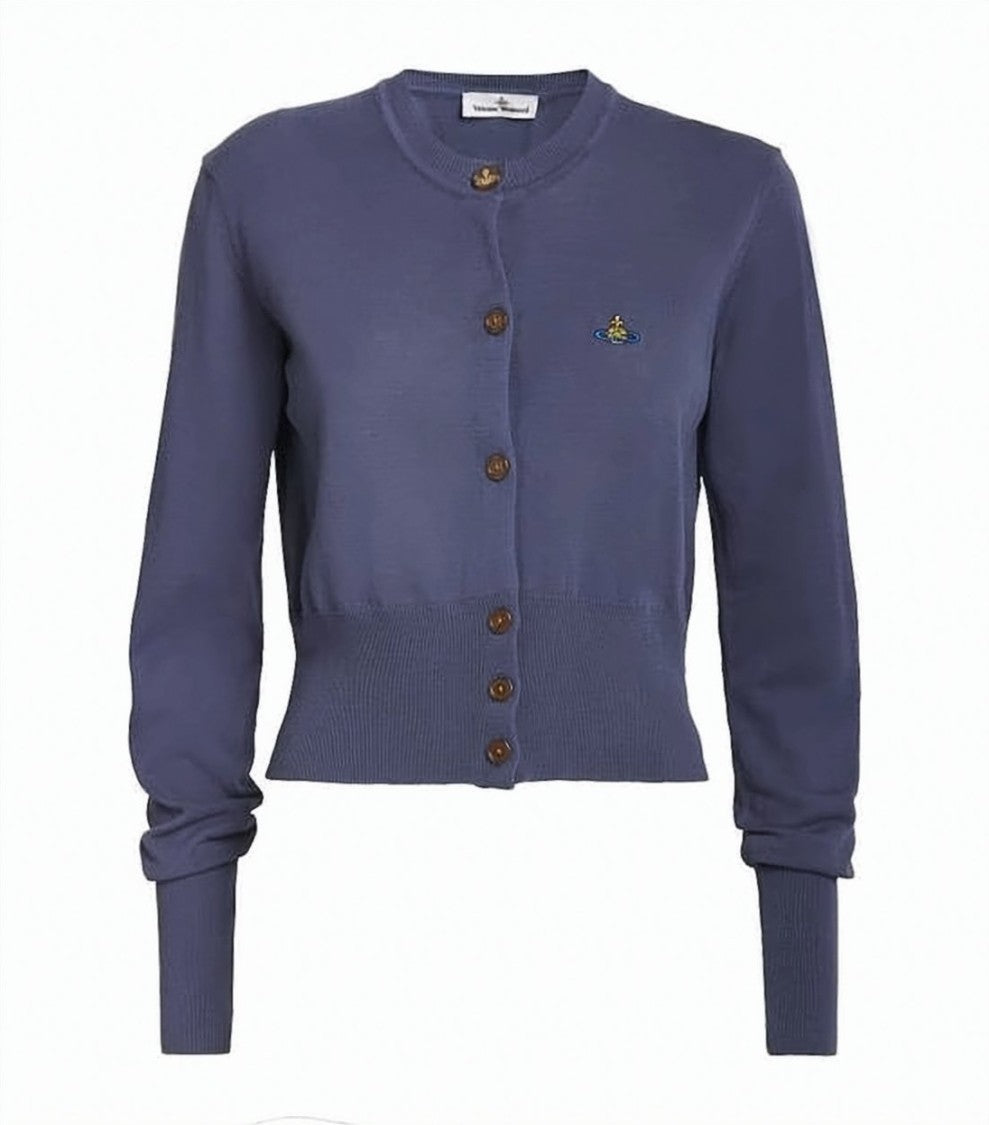 Vivienne Westwood Cropped Cardigan With Round Neckline