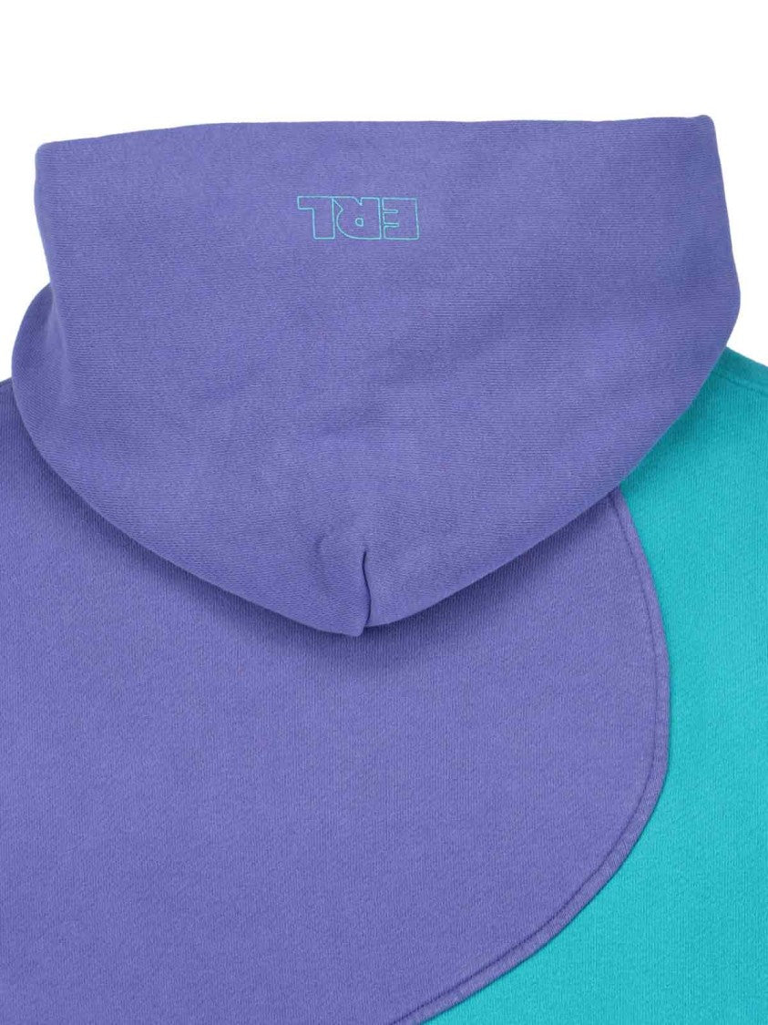 Erl 'Swirl' Hoodie – Purple/Light Blue