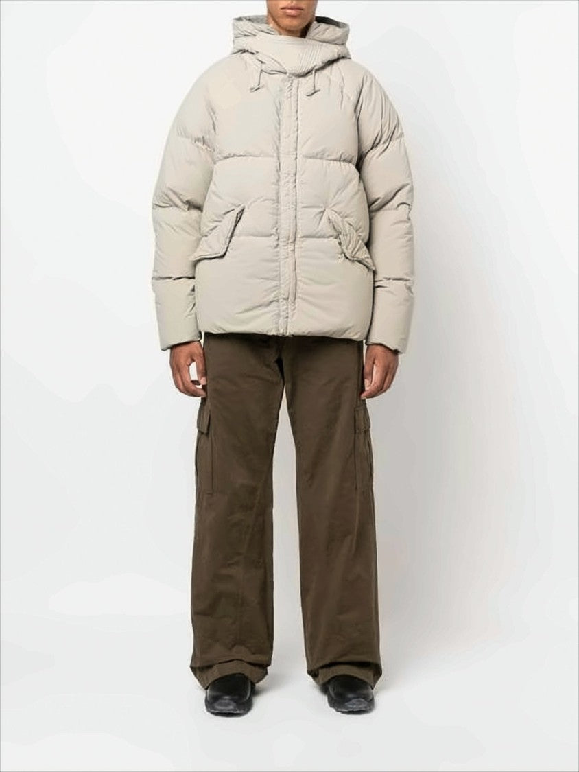 Ten C High Collar Quilted Down Jacket