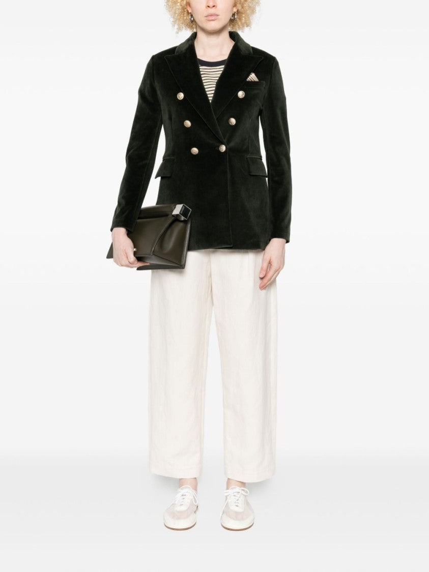 Circolo 1901 Double-Breasted Tailored Jacket With Gold-Tone Buttons