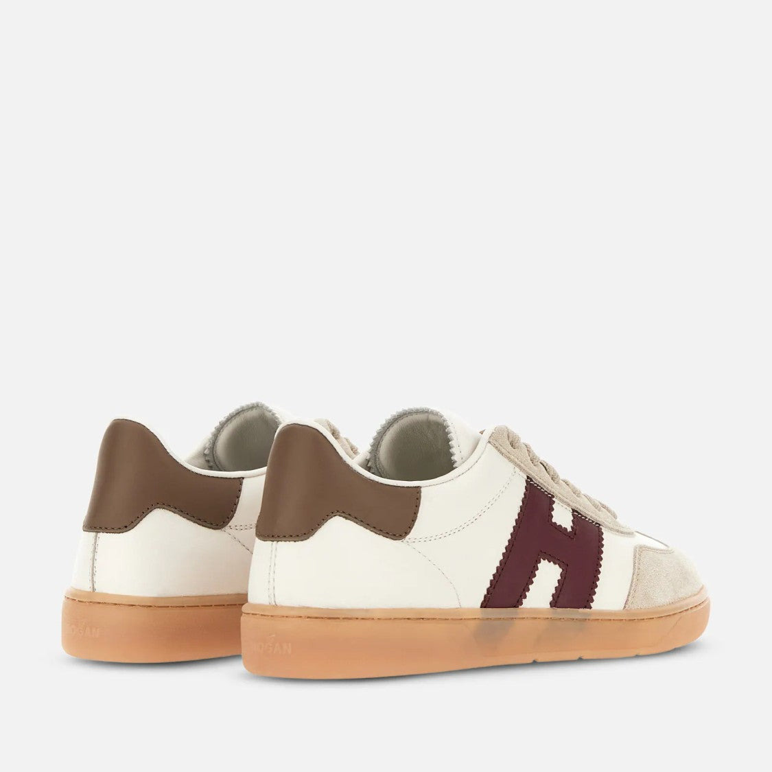 Hogan Burgundy Low-Top Sneakers