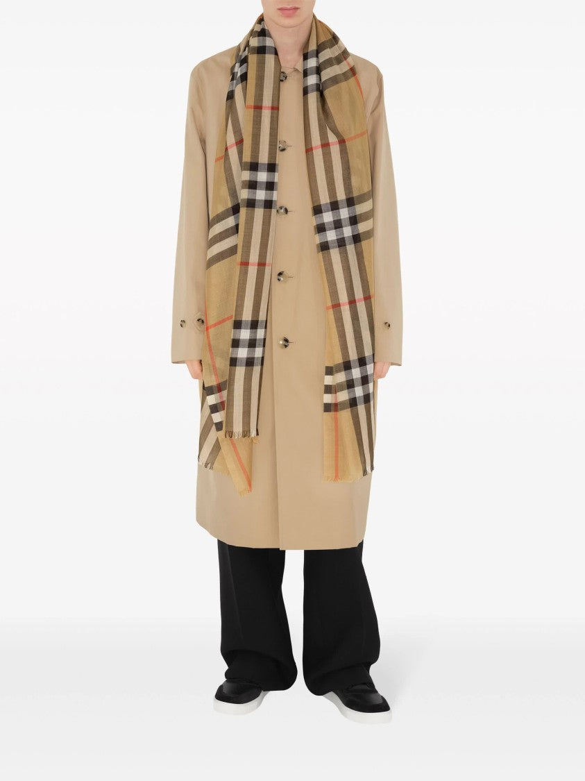 Burberry Beige Lightweight Lana Scarf