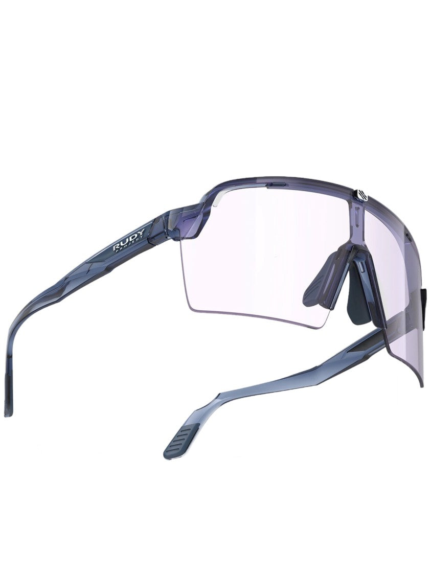 Rudy Project Wraparound Sunglasses With Translucent Smoky Lens