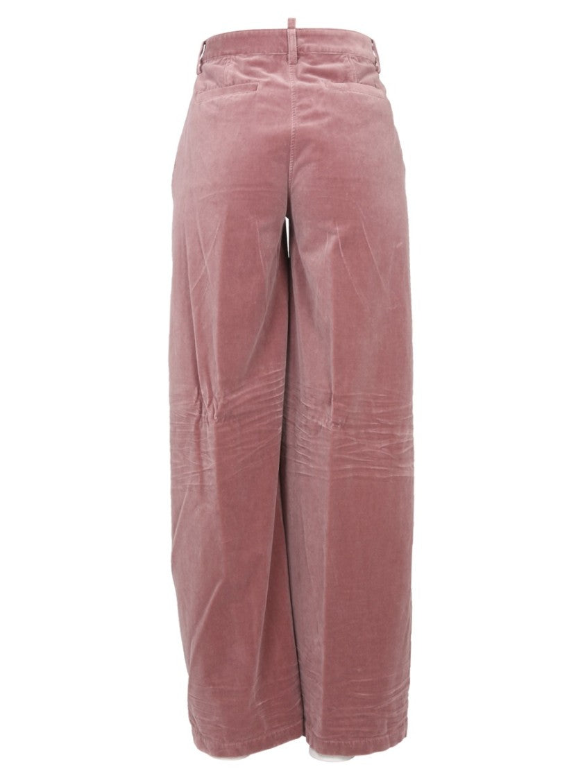 Dsquared2 High Waisted Wide Leg Pants