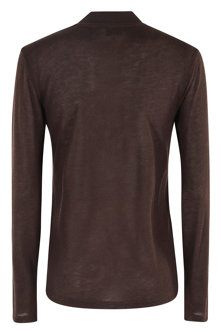 Filippa K Lyoncell Cashmere Mock Neck Top