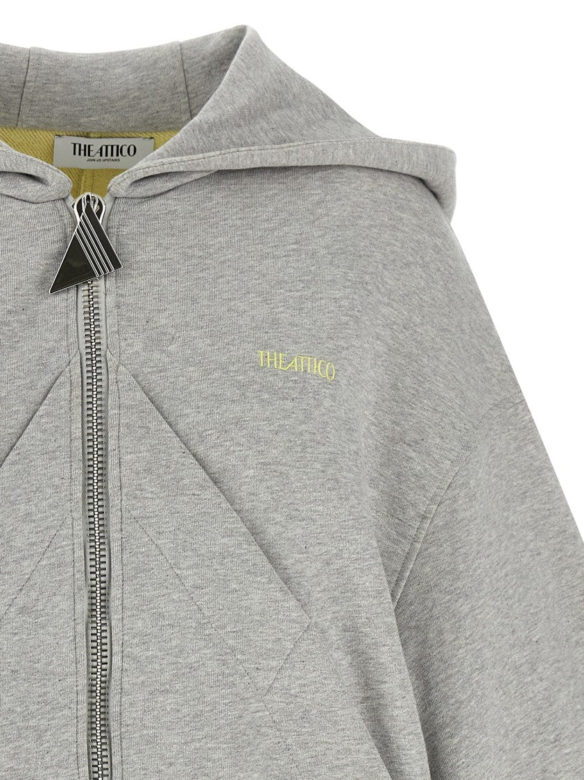 The Attico Double Fleece Hoodie