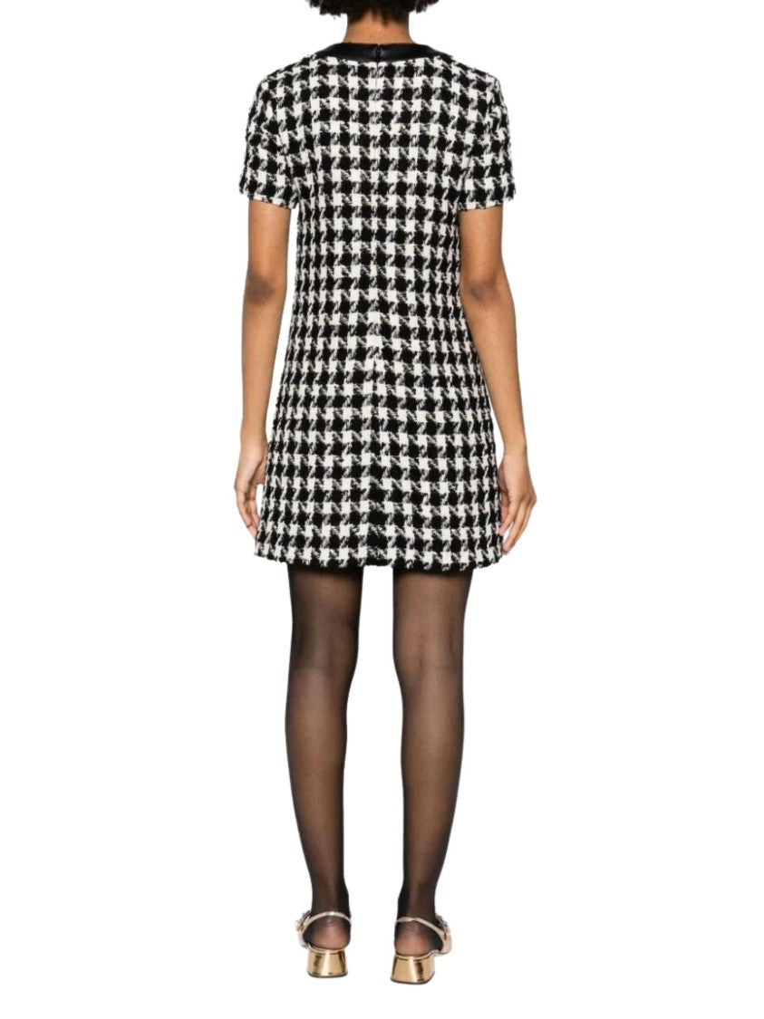 Moschino Houndstooth Pattern Dress