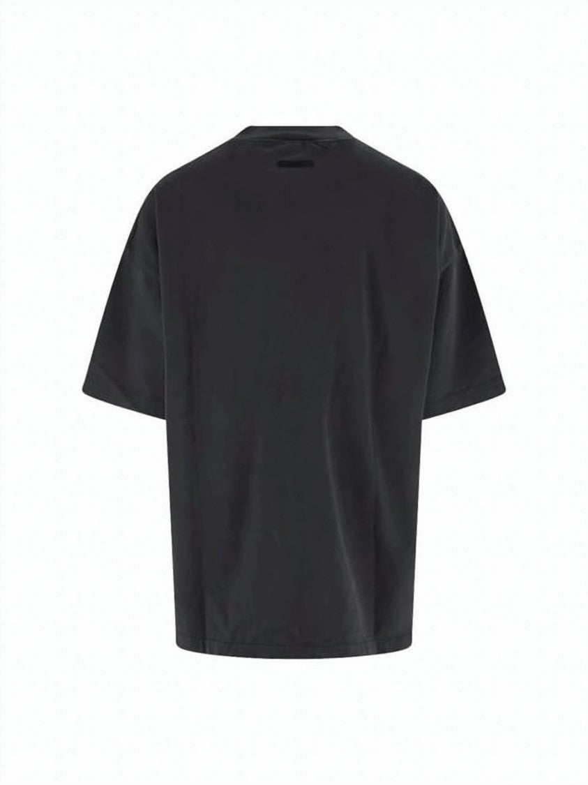 Fear Of God Boxy-Fit Black Cotton T-Shirt