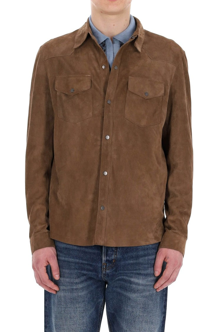 Salvatore Santoro Superlight Suede Overshirt