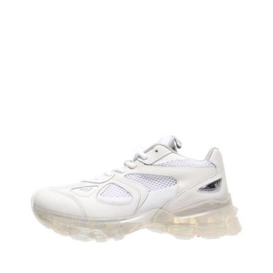 Axel Arigato Sleek White Sneakers With Chunky Translucent Sole