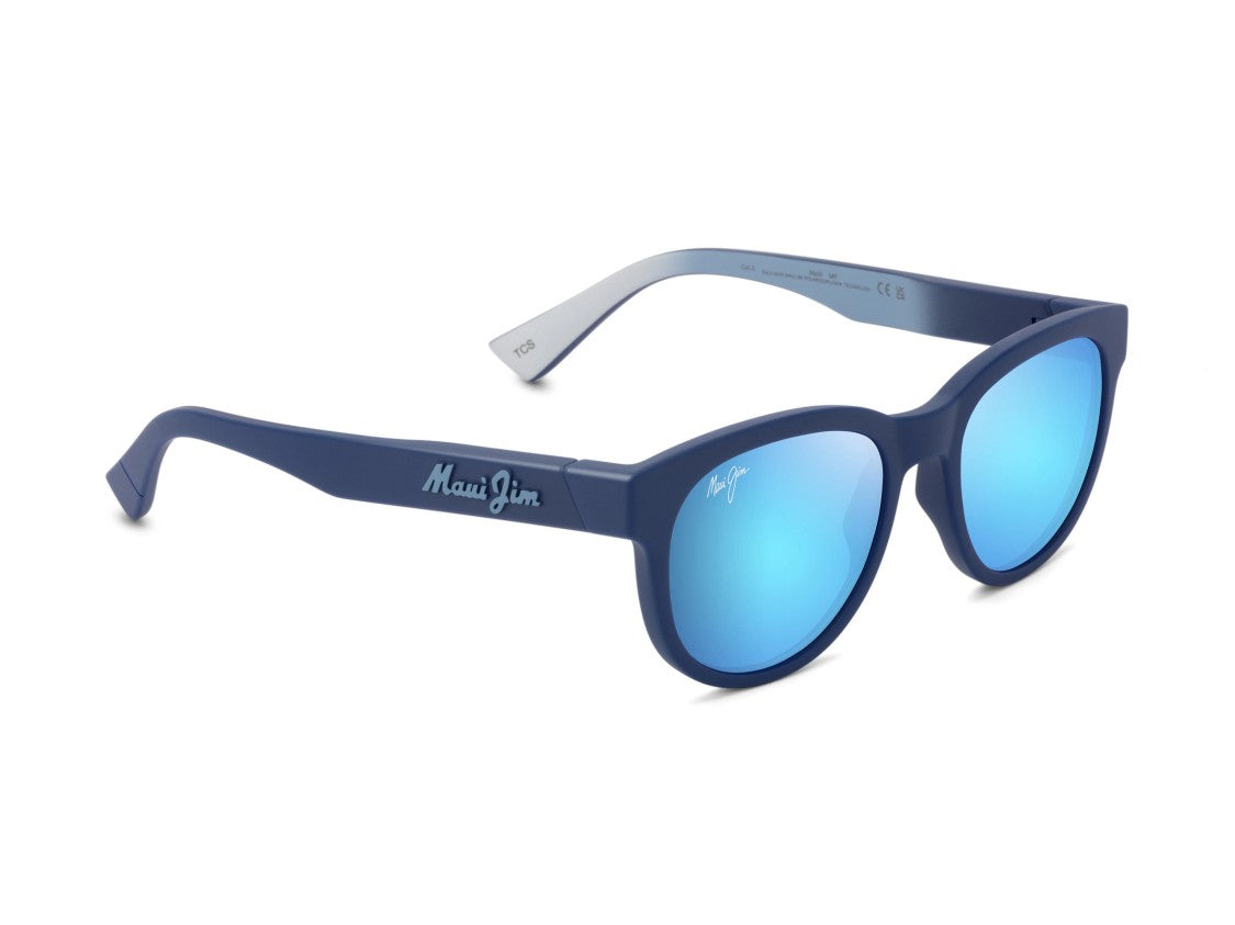 Maui Jim Black Mj0668s Round Gradient Sunglasses