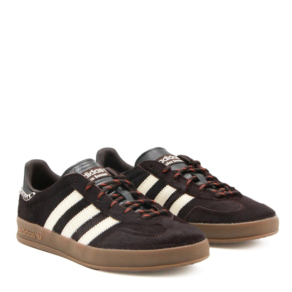 Adidas By Wales Bonner Brown Pony Hair Gazelle Sneakers