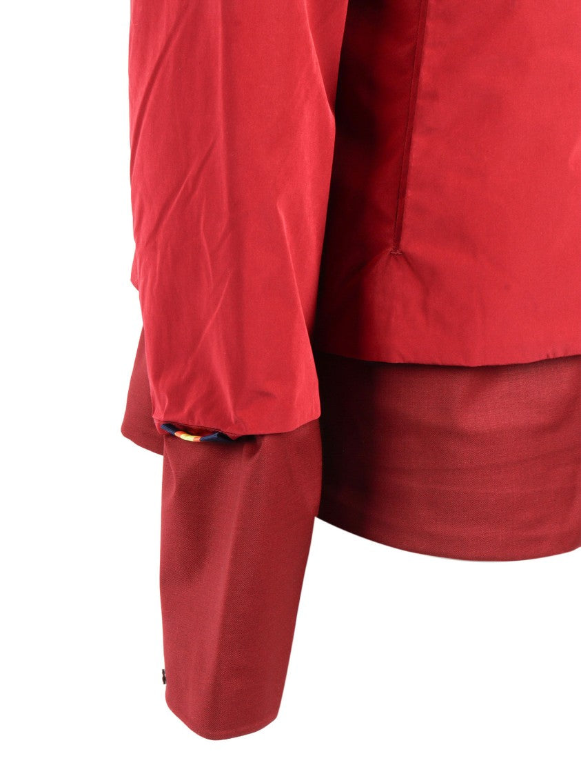 K-Way Isan Wool Nylon Mix Short Padded Jacket