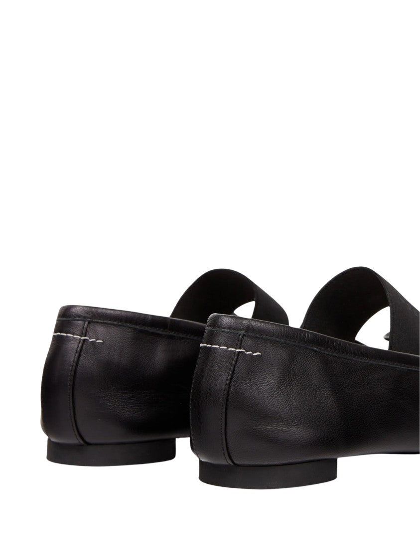 Mm6 By Maison Margiela Anatomic Minimalist Elastic Strap Flats