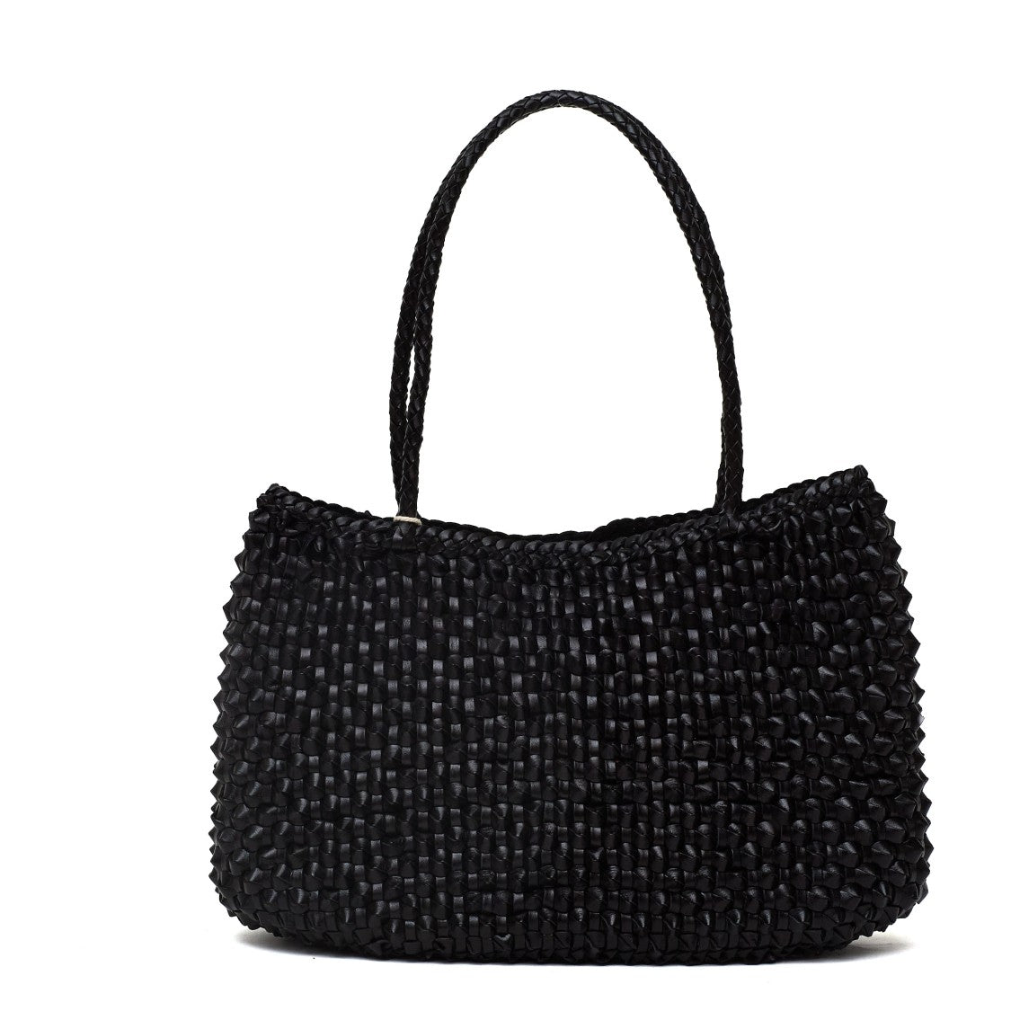 Dragon Diffusion S.Croce Cactus Weave Handwoven Leather Basket