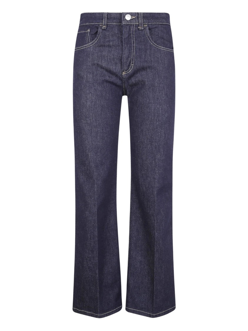 Seventy Venezia Cropped Wide-Leg Jeans With Classic Five-Pocket Design