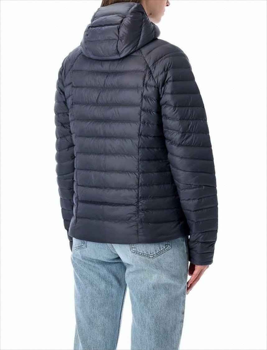 Patagonia Hooded Padded Jacket With Quilted Design And Side Pockets