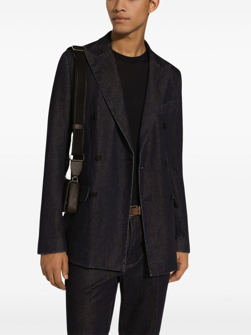 Dolce & Gabbana Tailored Double-Breasted Jacket With Classic Lapel