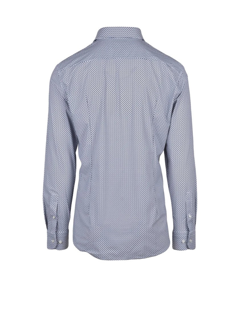 Boss Stretch Shirt - White/Blue