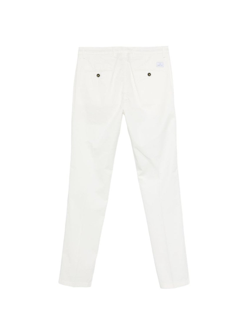 Manuel Ritz Tailored Single-Pleat Trousers With Button Closure And Keychain Detail