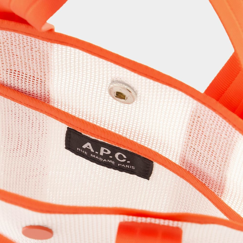 A.P.C. Louise Small Shopper Bag - Pvc - Orange