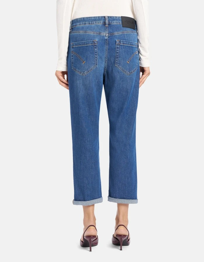 Dondup Straight-Leg Jeans With Mid-Rise Waist And Timeless Finish